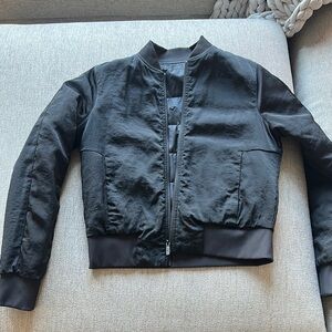 lululemon athletica reversible Black Bomber Jacket